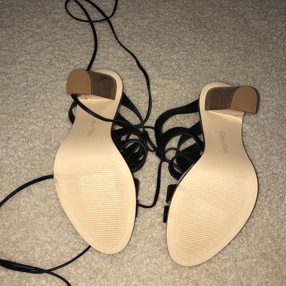 Calvin Klein Panelope Toscana Leather Sandals - Picture 4 of 8